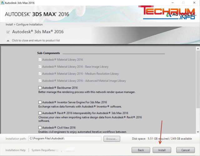 how to install 3ds max crack 2016