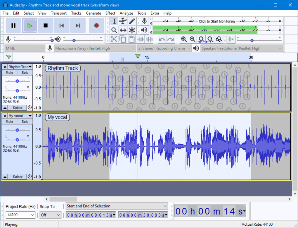 Download Audacity 3.0.4 - Phần mềm ghi âm, chỉnh sửa âm thanh | Hướng dẫn cài đặt